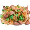 Japanse udon noodle met beef